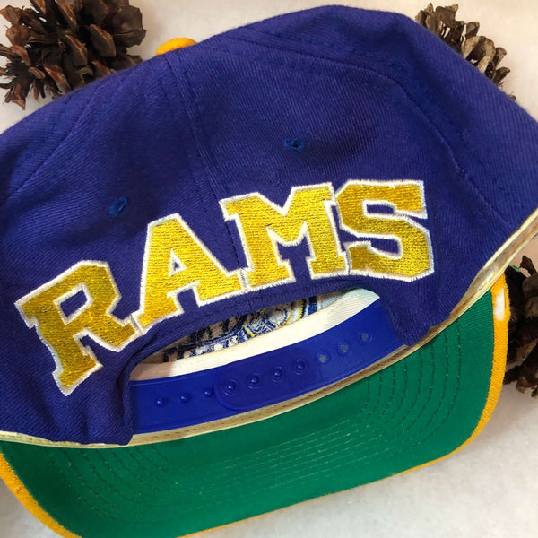 Vintage NFL Los Angeles Rams American Needle Blockhead Snapback Hat