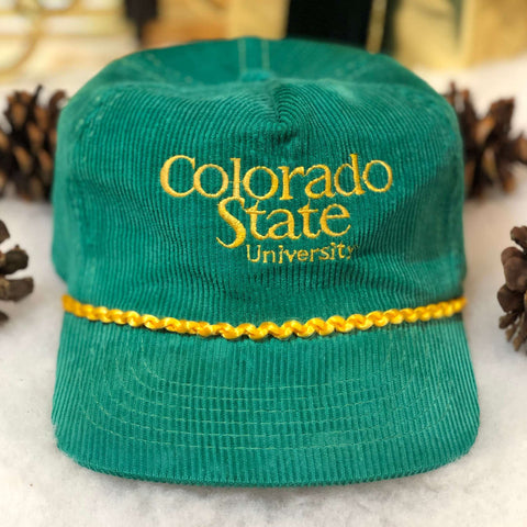 Vintage NCAA Colorado State Rams Corduroy Snapback Hat