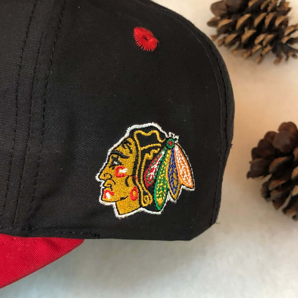 Vintage NHL Chicago Blackhawks Twins Enterprise Twill Snapback Hat
