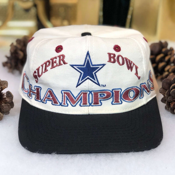 Vintage NFL Dallas Cowboys Super Bowl XXVII Champions Logo 7 Snapback Hat