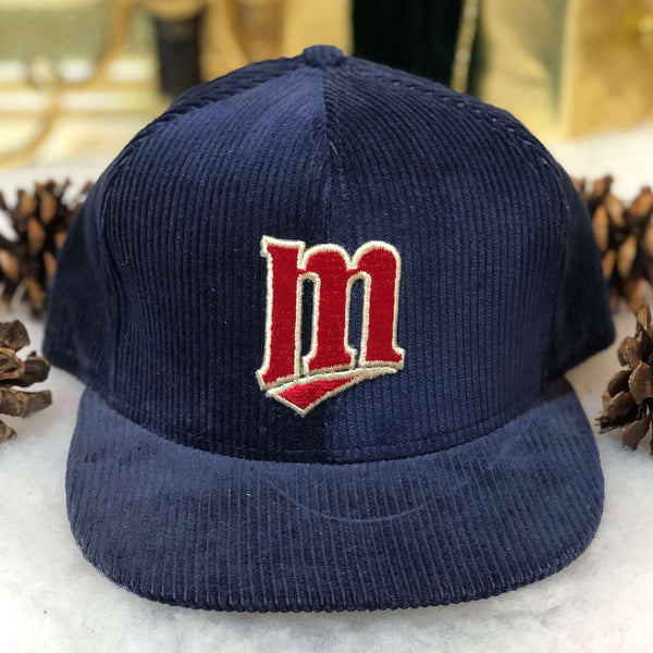 Vintage MLB Minnesota Twins AJD Corduroy Snapback Hat
