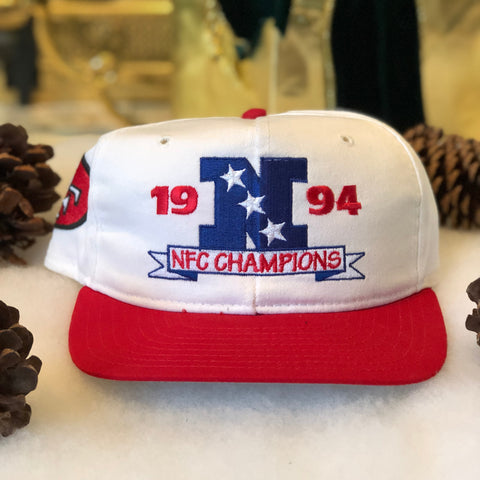 Vintage AJD Sportswear NFL San Francisco 49ers 1994 NFC Champions Snapback Hat