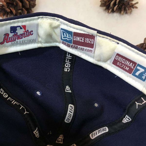 Vintage MLB San Diego Padres New Era Wool Fitted Hat 7 1/4