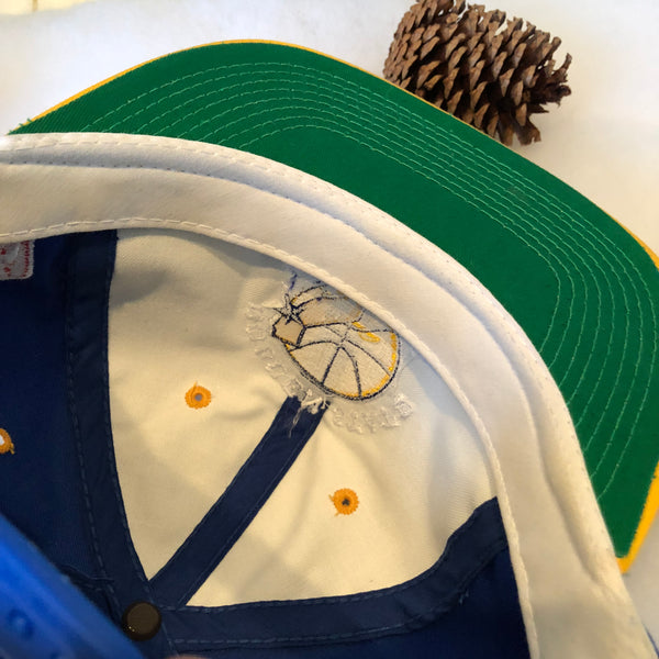 Vintage Deadstock NWOT Sports Specialties NBA Golden State Warriors Backscript Snapback Hat