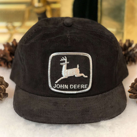 Vintage Deadstock NWOT John Deere Corduroy Snapback Hat