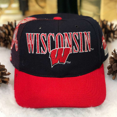 Vintage NCAA Wisconsin Badgers Sports Specialties Laser Snapback Hat