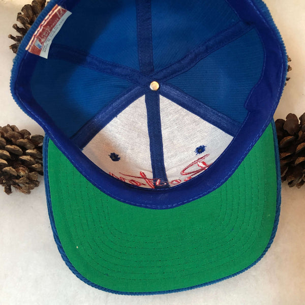 Vintage Boston Twins Enterprise Corduroy Snapback Hat