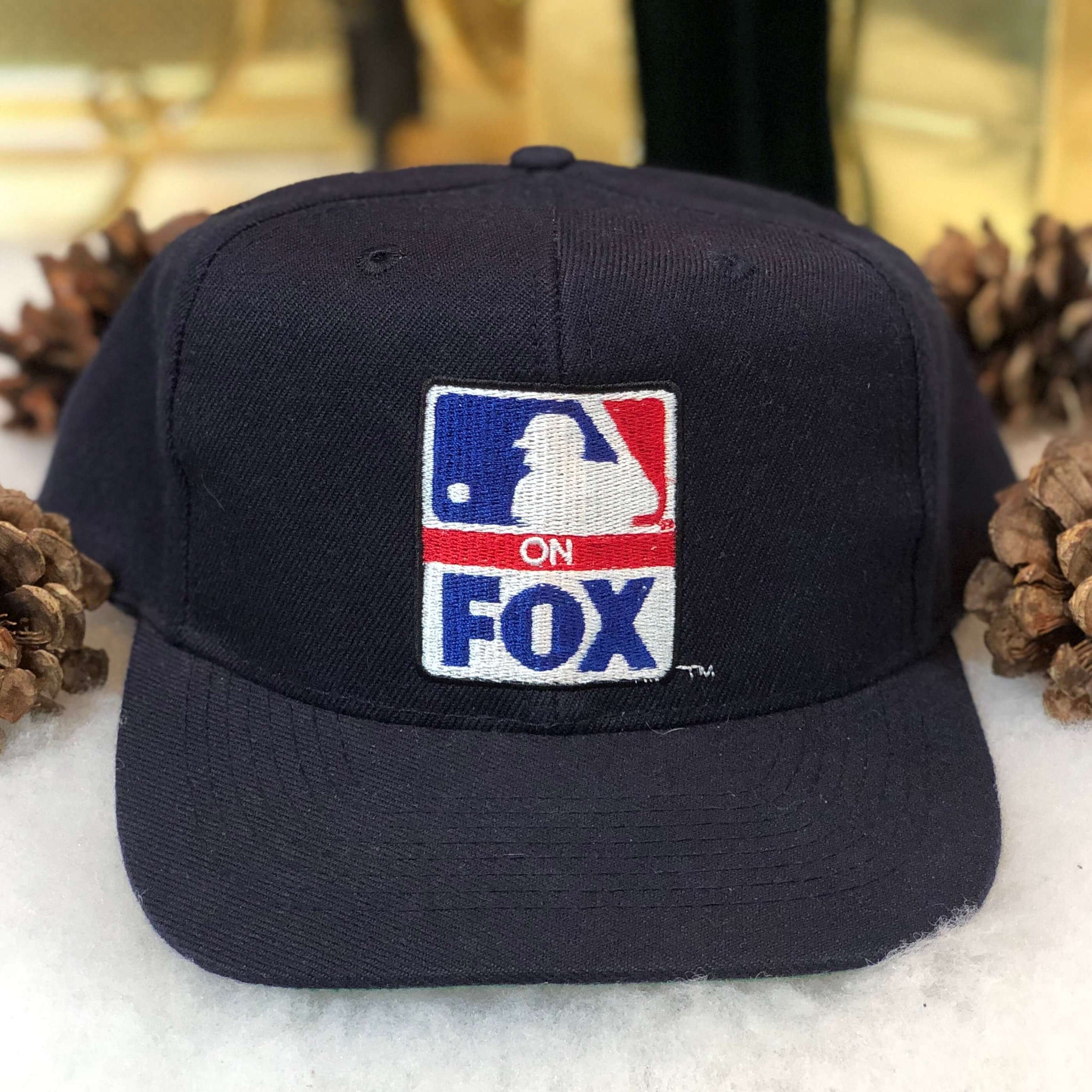 Vintage MLB on Fox Otto Cap Wool Snapback Hat