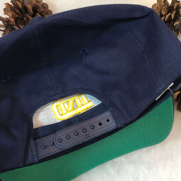 Vintage NCAA Notre Dame Fighting Irish Lou Holtz Football Camp Twill Snapback Hat
