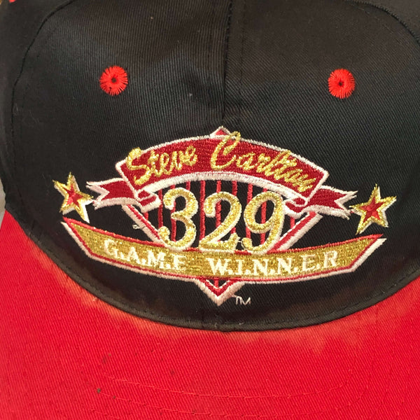 Vintage MLB Steve Carlton 329 Wins Twill Snapback Hat