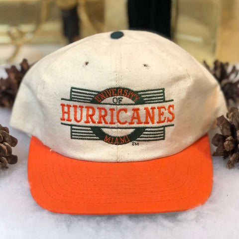 Vintage NCAA Miami Hurricanes Snapback Hat