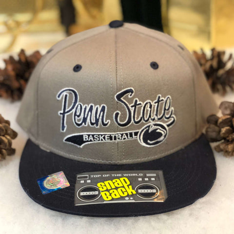 NWT NCAA Penn State Basketball Top of the World Snapback Hat