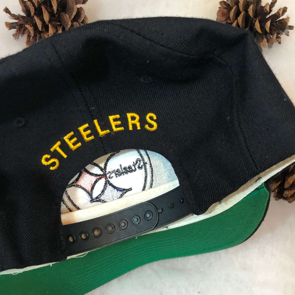 Vintage NFL Pittsburgh Steelers New Era Wool Snapback Hat
