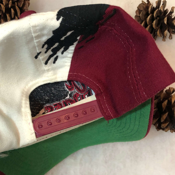 Vintage NCAA UMass (Massachusetts) Minutemen Logo Athletic Splash Snapback Hat