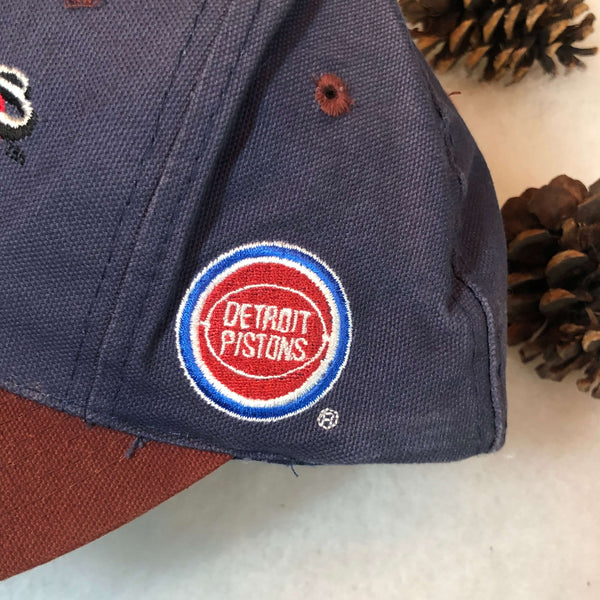 Vintage NBA Detroit Pistons Logo Athletic Snapback Hat