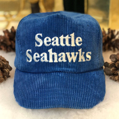 Vintage NFL Seattle Seahawks Corduroy Strapback Hat