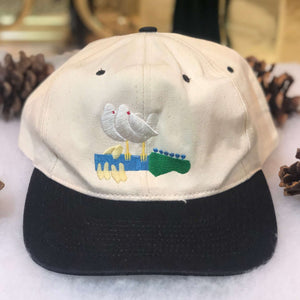 Vintage 1994 Woodstock Saugerties New York Twill Snapback Hat