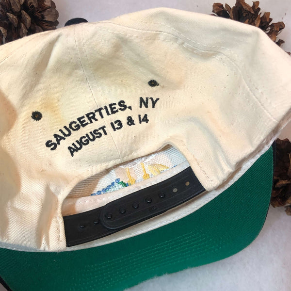 Vintage 1994 Woodstock Saugerties New York Twill Snapback Hat