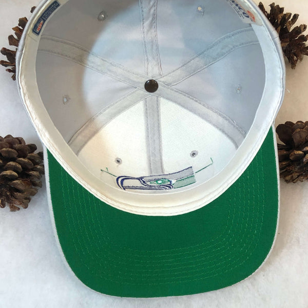 Vintage NFL Seattle Seahawks Annco Split Bar Twill Snapback Hat