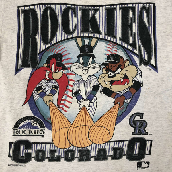 Vintage 1993 MLB Colorado Rockies Looney Tunes T-Shirt (M)