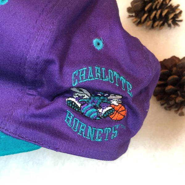 Vintage NBA Charlotte Hornets Drew Pearson *YOUTH* Twill Snapback Hat