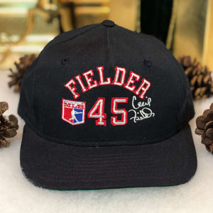 Vintage MLB Detroit Tigers Cecil Fielder AJD Snapback Hat