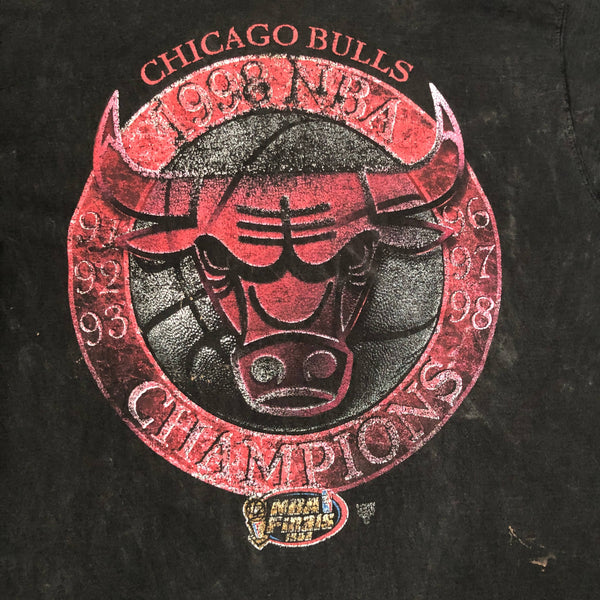 Vintage 1998 NBA Champions Chicago Bulls Starter T-Shirt (L)