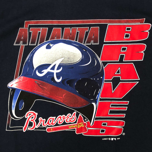 Vintage Deadstock NWT MLB Atlanta Braves Logo 7 T-Shirt (L)