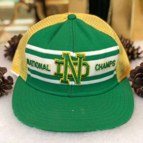 Vintage NCAA Notre Dame Fighting Irish National Champs AJD Trucker Hat