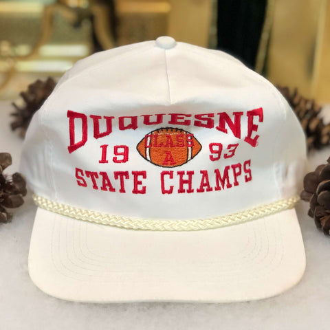 Vintage 1993 Duquesne State Champs Snapback Hat