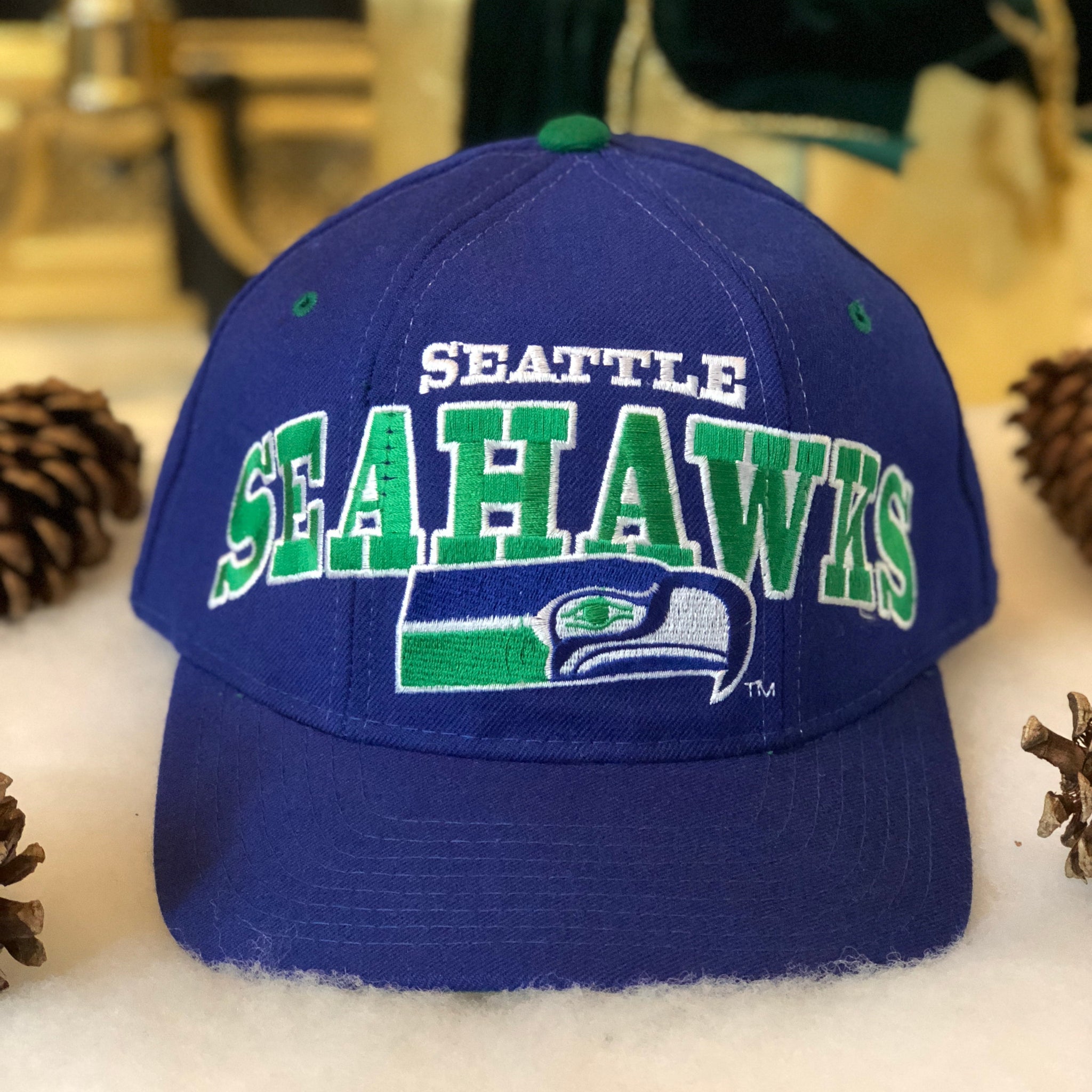Vintage Starter NFL Seattle Seahawks 100% Wool Snapback Hat