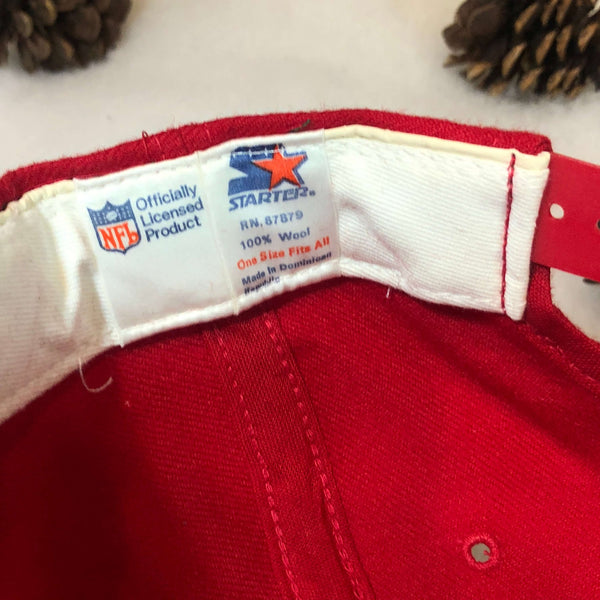 Vintage Deadstock NWOT NFL New England Patriots Starter Wool Snapback Hat