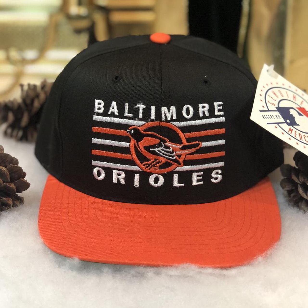 Vintage Deadstock NWT MLB Baltimore Orioles Annco Twill Snapback Hat