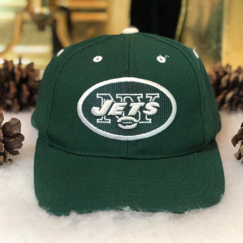 Vintage NFL New York Jets Logo Athletic Wool Snapback Hat