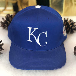 Vintage Deadstock NWOT MLB Kansas City Royals The G Cap Twill Strapback Hat