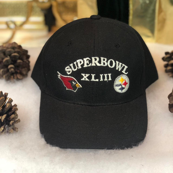 NFL Super Bowl XLIII Steelers Cardinals Wool Strapback Hat