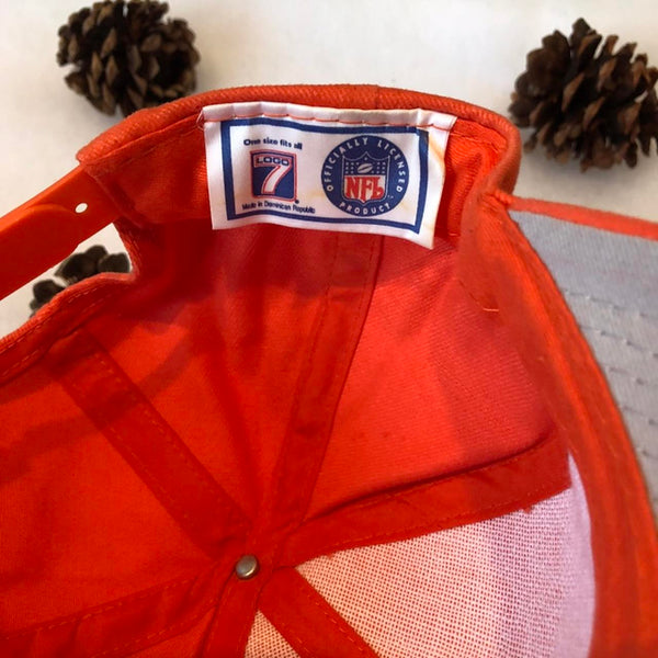 Vintage NFL Denver Broncos Logo 7 Snapback Hat