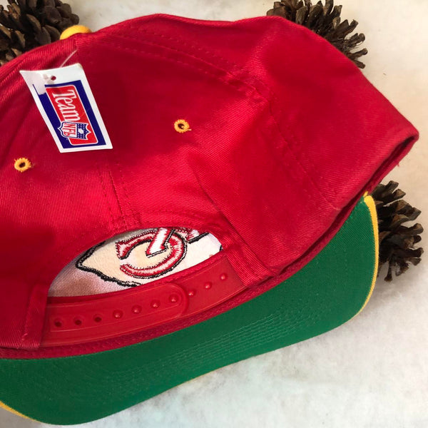 Vintage Deadstock NWT NFL Kansas City Chiefs KMG Pro Model Twill Snapback Hat