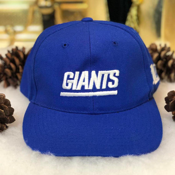 Vintage NFL New York Giants Logo Athletic Wool Fitted Hat 7 1/4