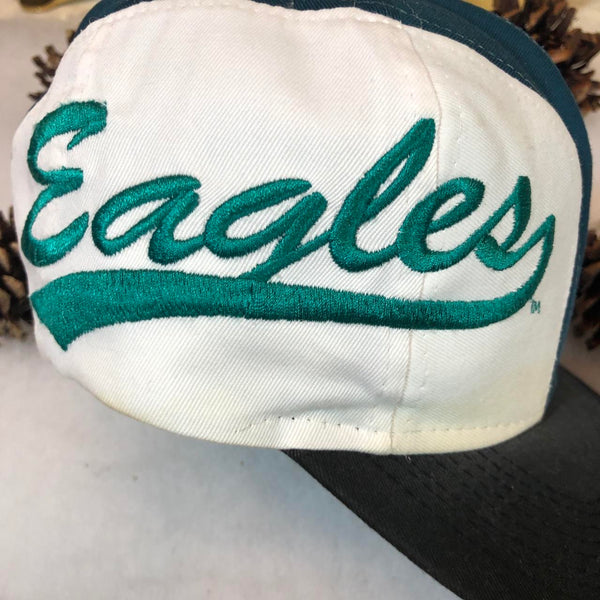 Vintage NFL Philadelphia Eagles Logo 7 Sidesweep Twill Snapback Hat