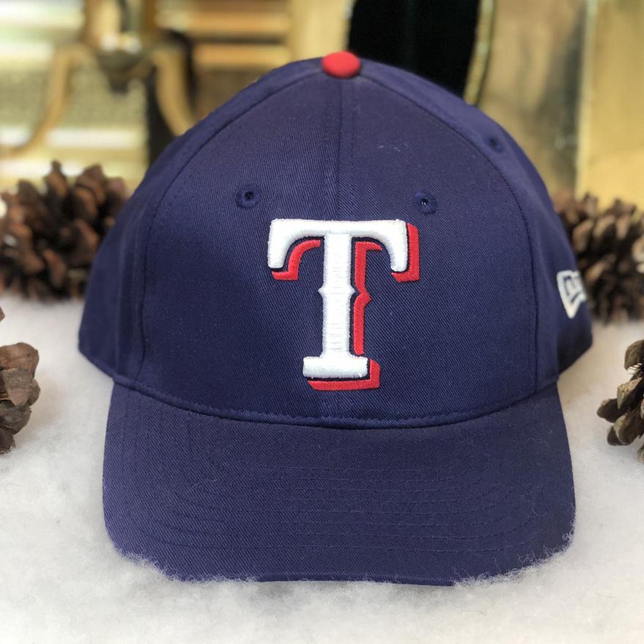 Vintage MLB Texas Rangers New Era Twill Snapback Hat