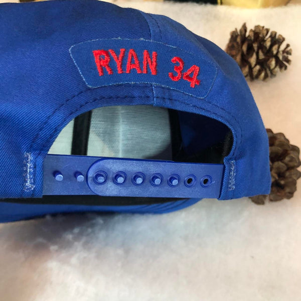 Vintage MLB Texas Rangers Nolan Ryan AJD Snapback Hat
