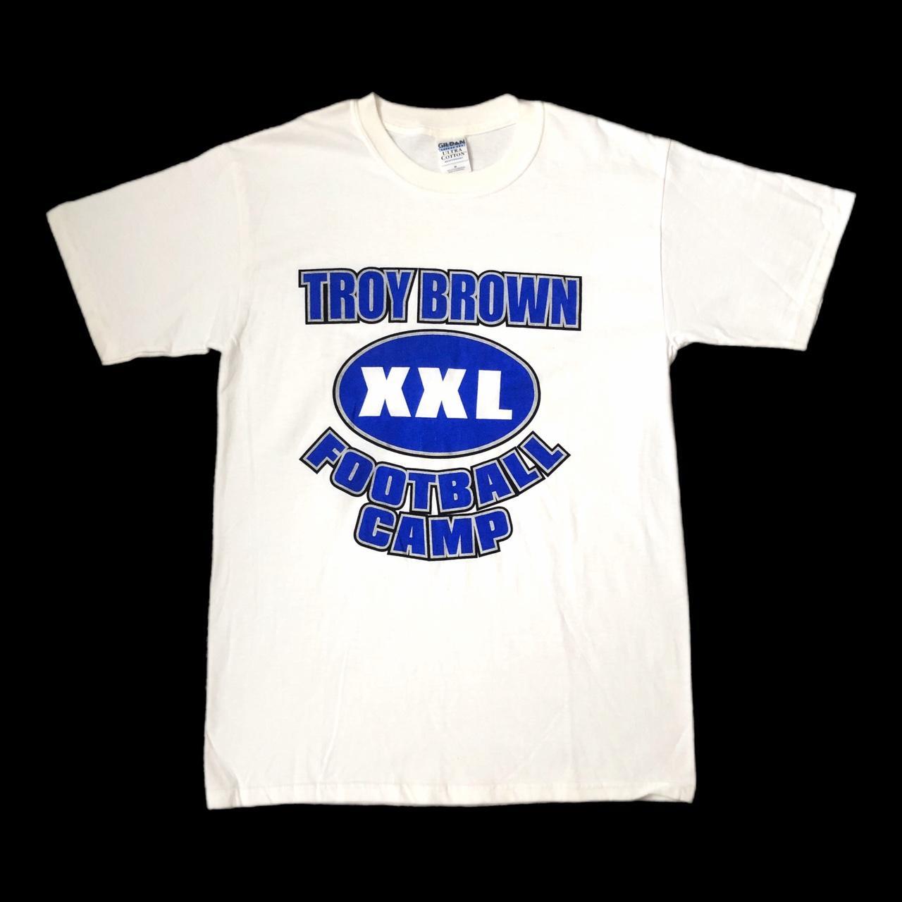 NFL New England Patriots Troy Brown Football Camp T-Shirt (M)