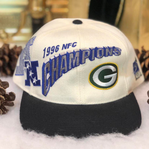 Vintage NFL Green Bay Packers 1996 NFC Champions Sports Specialties Shadow Snapback Hat