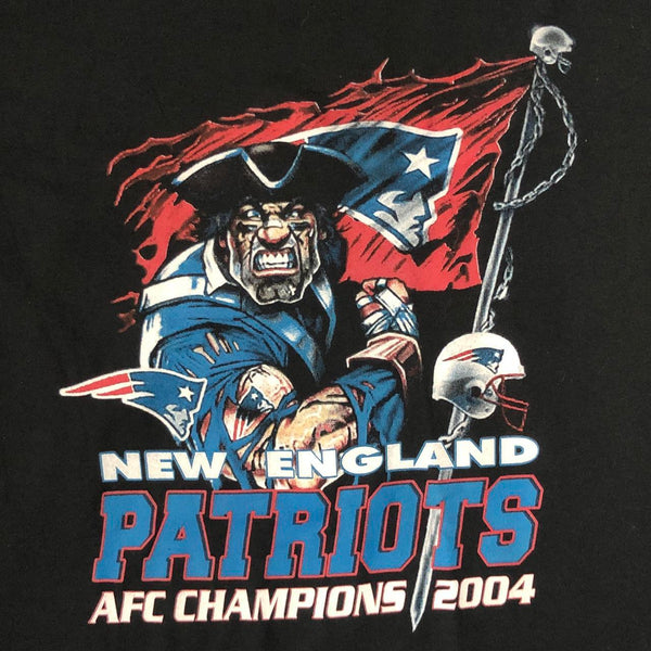 2004 NFL New England Patriots AFC Champions T-Shirt (XL)