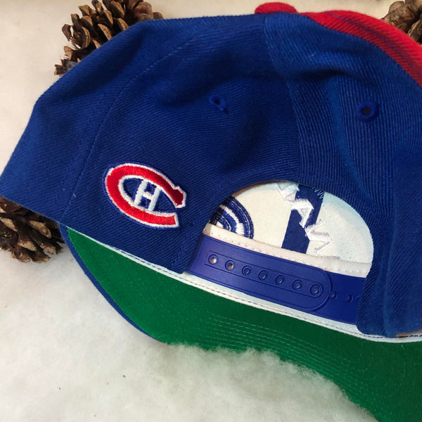 Vintage NHL Montreal Canadiens American Needle Wool Snapback Hat