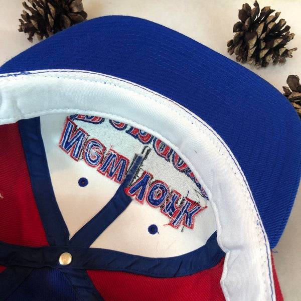 Vintage Deadstock NWOT NHL New York Rangers AJD Wool Snapback Hat