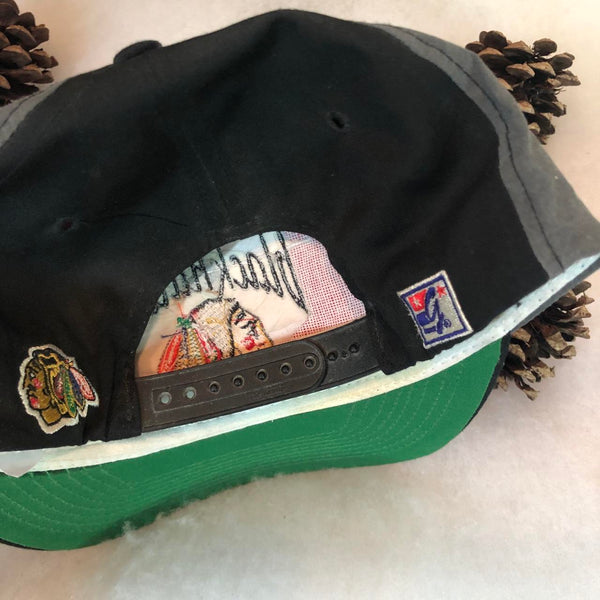 Vintage NHL Chicago Blackhawks The Game Twill Snapback Hat