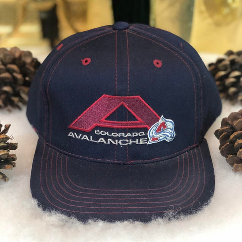 Vintage Deadstock NWOT NHL Colorado Avalanche Annco *YOUTH* Snapback Hat