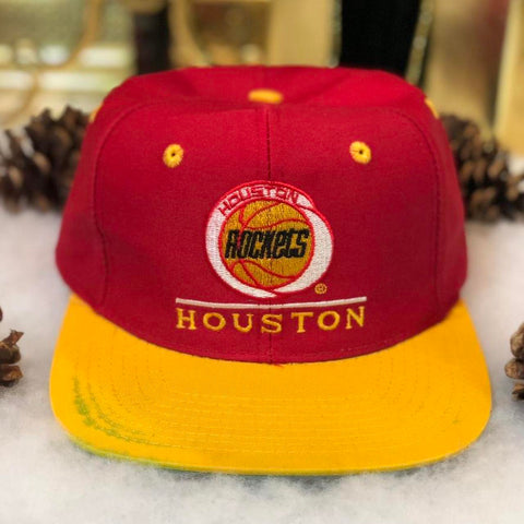 Vintage NBA Houston Rockets Twins Enterprise Bar Line Twill Snapback Hat
